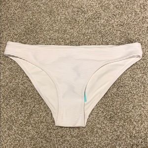 White bikini bottoms